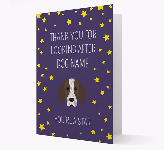 Personalized 'You're A Star' Thank You Card